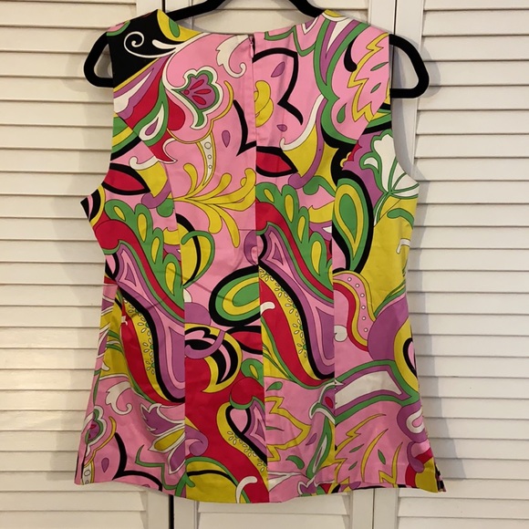 NINA LEONARD practically new sleeveless top. Boutique purchase. - Picture 3 of 4